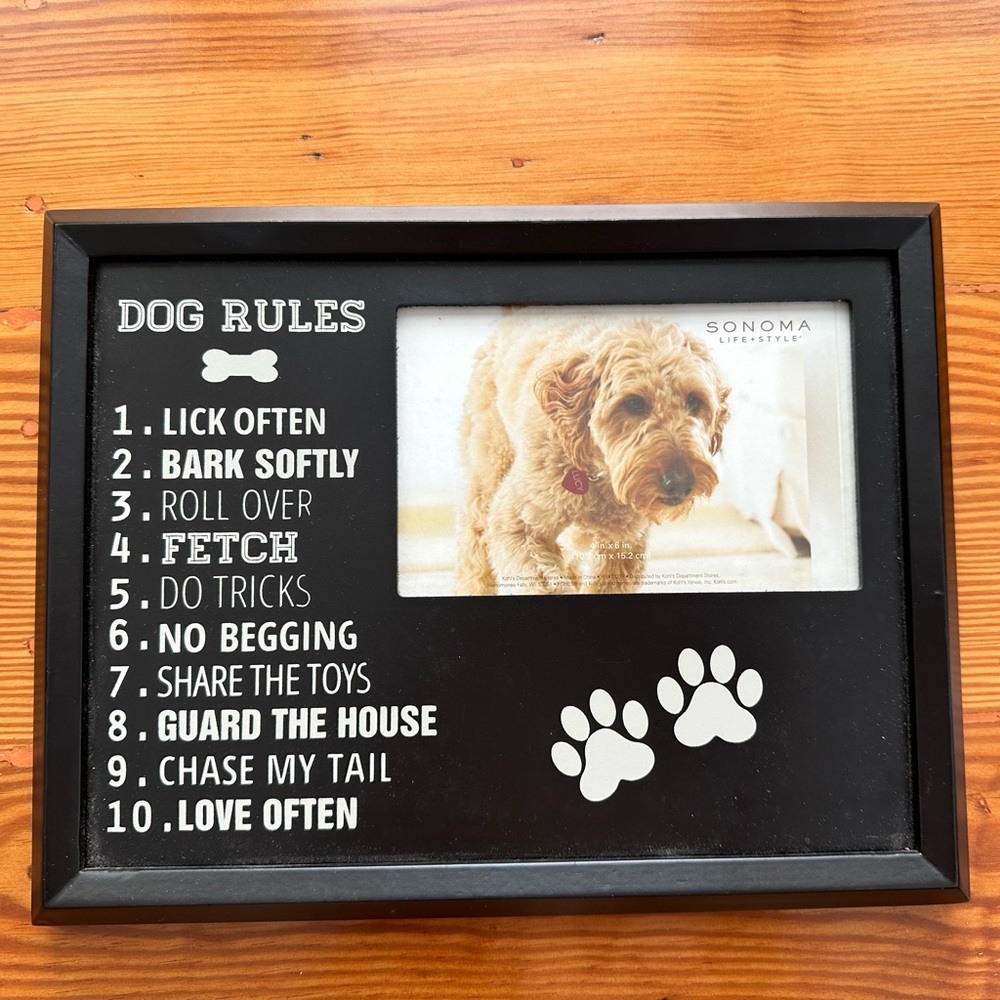 Black Dog Frame